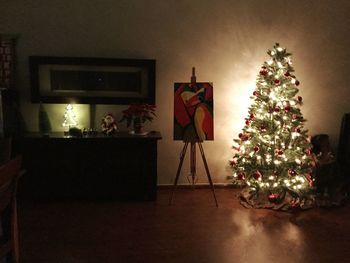 Christmas tree at home