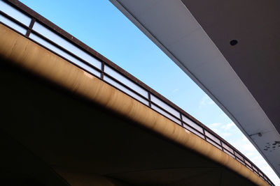 Low angle view of bridge against sky