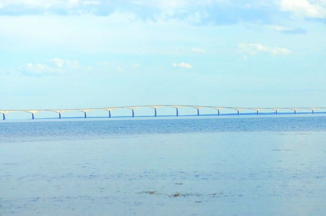 SCENIC VIEW OF SEA AGAINST BLUE SKY