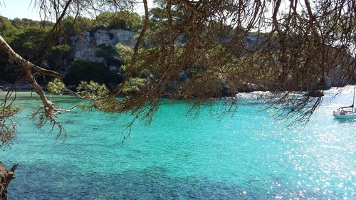 Rocks in water