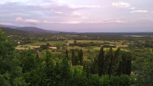 Scenic view of landscape against sky