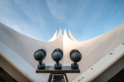 Tempodrom - low angle view of building against sky