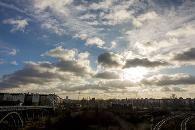 Cityscape against sky