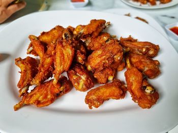 Close-up of food in plate