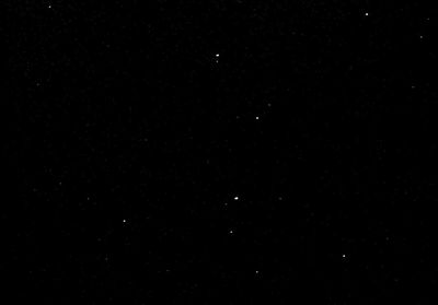 Low angle view of stars in sky