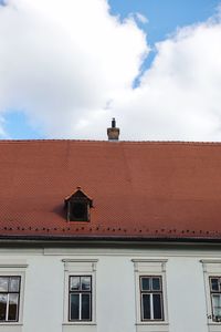 Low angle view of building against sky