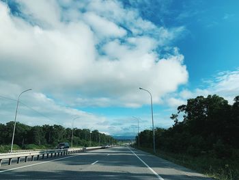 View of highway against sky