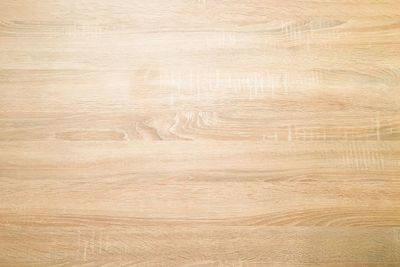 Surface level of wooden floor