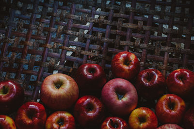 Full frame shot of apples