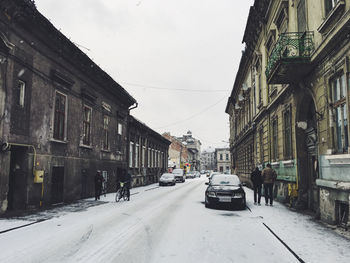 View of city street