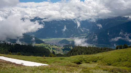 Scenic view of landscape against sky