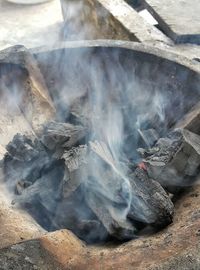 Close-up of smoke