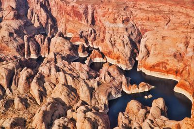 Full frame shot of rock formation