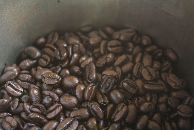 Close-up of coffee beans