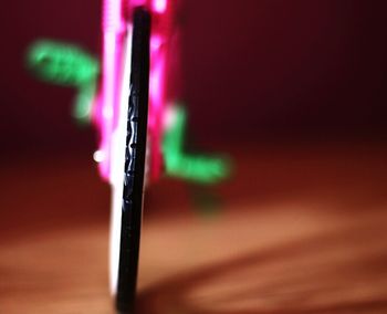 Close-up of wooden object