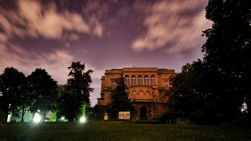 View of historical building against cloudy sky