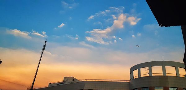 Low angle view of building against sky