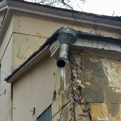 Low angle view of old building