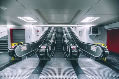 Interior of subway station