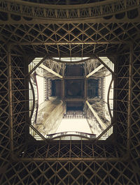 Low angle view of ceiling of building