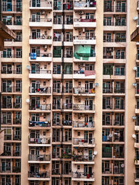 Low angle view of residential building