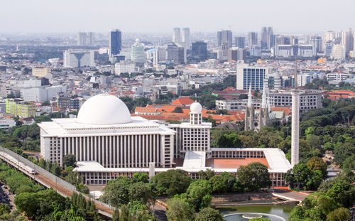 View of buildings in city