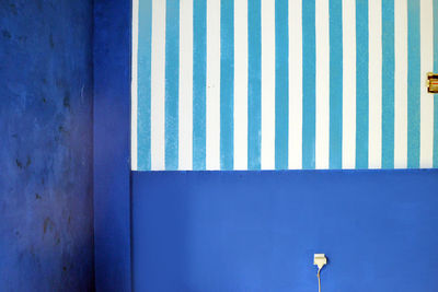 Full frame shot of blue wall