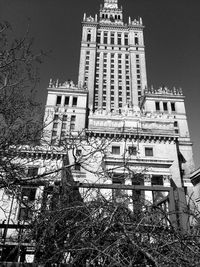 Low angle view of building against sky