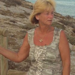 Woman standing on beach