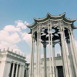 Low angle view of building against sky