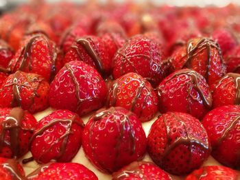 Full frame shot of strawberries