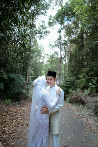 Wedding in forest