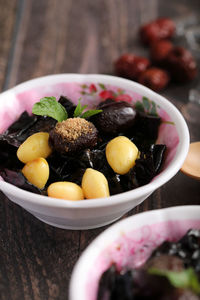 Close-up of fruits in bowl