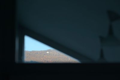 Close-up of window against clear sky