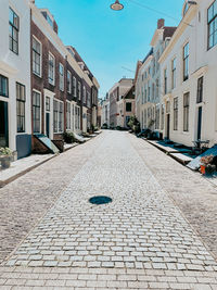 Street amidst buildings in city