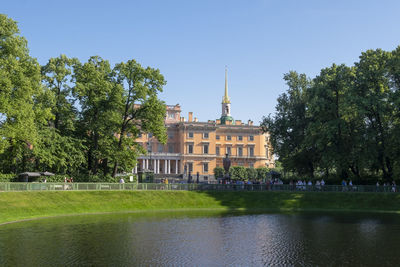 View of building by river