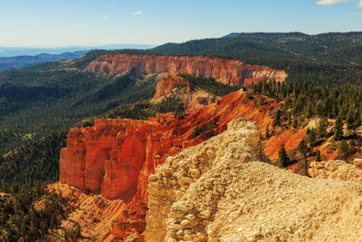 Scenic view of mountain against sky