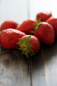 Close-up of strawberries