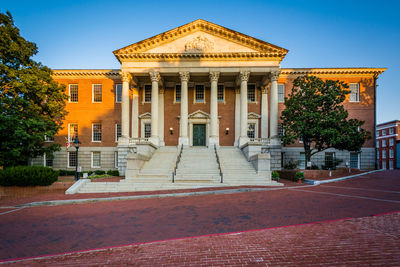 Facade of historical building