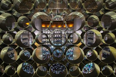 Full frame shot of glass ceiling