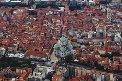 Aerial view of city