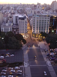 High angle view of cityscape