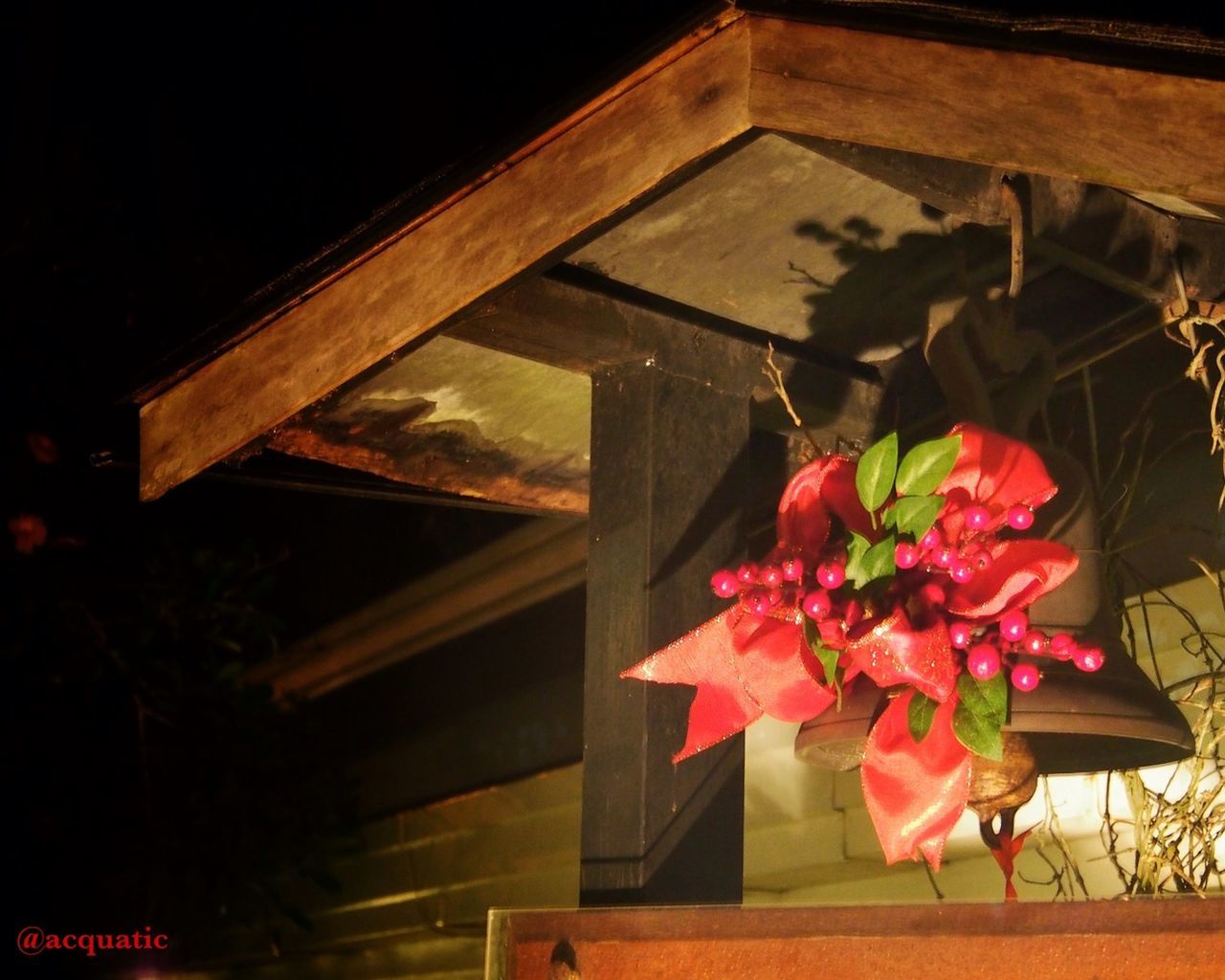 flower, pink color, indoors, freshness, petal, house, built structure, night, table, architecture, wood - material, growth, no people, plant, home interior, fragility, close-up, high angle view, nature, decoration