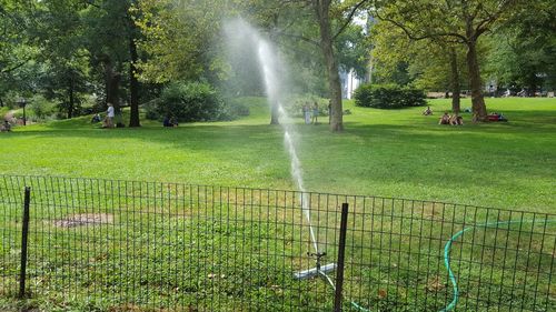 Fountain in park