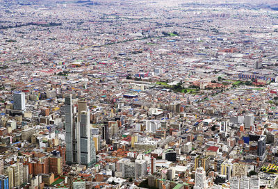 High angle view of cityscape