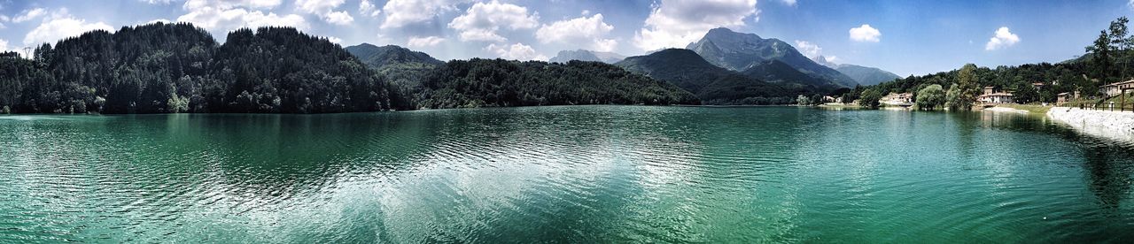 sky, water, nature, beauty in nature, scenics, mountain, waterfront, day, tranquil scene, outdoors, tree, tranquility, no people, lake