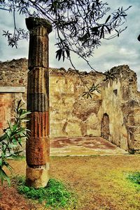 Old ruins against clear sky