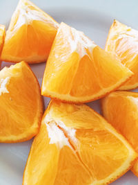 Close-up of orange slices