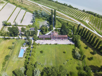 Wonderful noble estate, of the '700, in the veneto, in italy, along the river po.