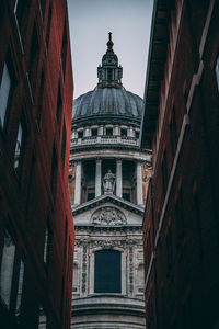 Low angle view of historical building